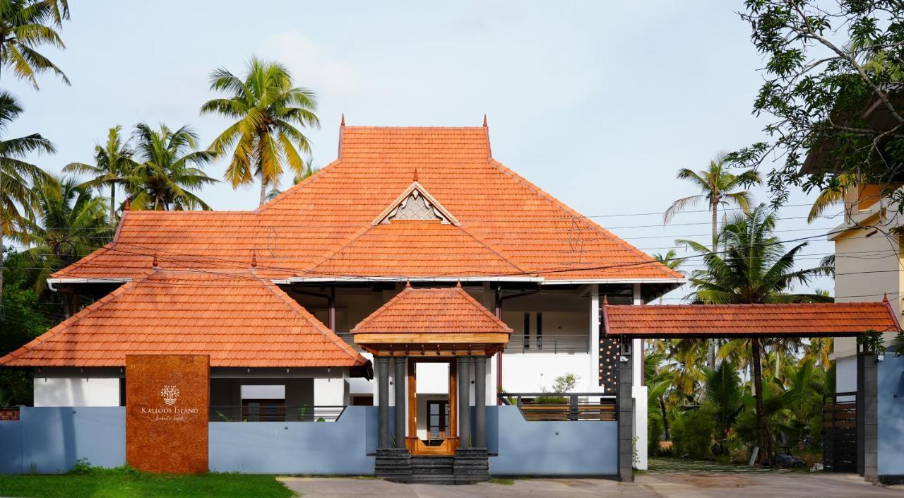 Kalloos Island Backwater Resort Kollam Exterior foto